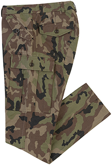 Pantalon cargo, imprimé camouflage
