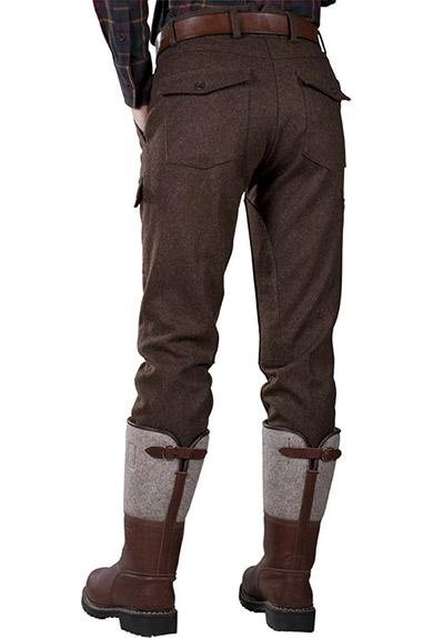 Pantalon de chasse en loden, brun