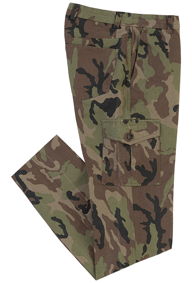 Pantalon Cargo, imprimé camouflage